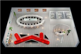 上海辦公家具采購&mdash;&mdash;松江大學城接待區(qū)設計圖