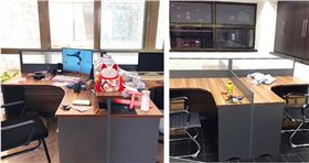 辦公桌屏風(fēng)隔斷