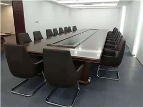 皮質弓形辦公椅