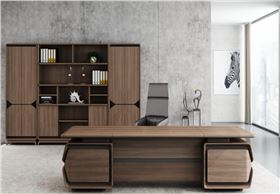 實木中式辦公桌