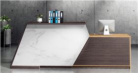 前臺(tái)拐角辦公桌