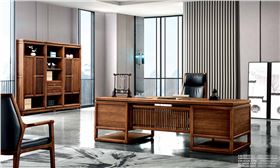 中式實木辦公桌