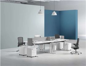 白色現代辦公桌