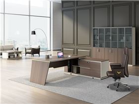 時(shí)尚現(xiàn)代老板辦公桌