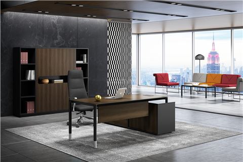 板式辦公桌-辦公桌采購-領創系列