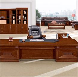 實(shí)木油漆大班臺——迪盛系列辦公桌H06D42,36,32