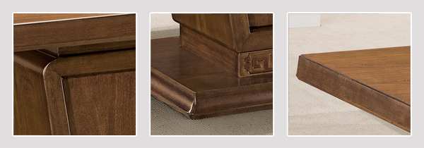 四人會(huì)議桌細(xì)節(jié)圖