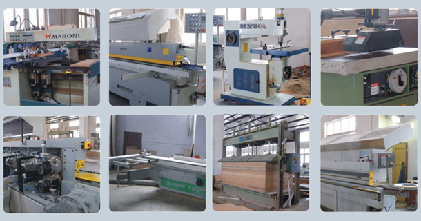 碧江家具先進生產(chǎn)設備