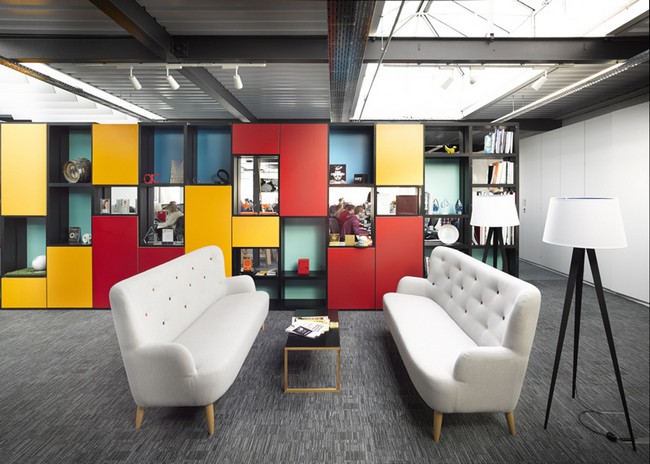 上海辦公家具廠家：碧江辦公家具打造健康環保前臺洽談區