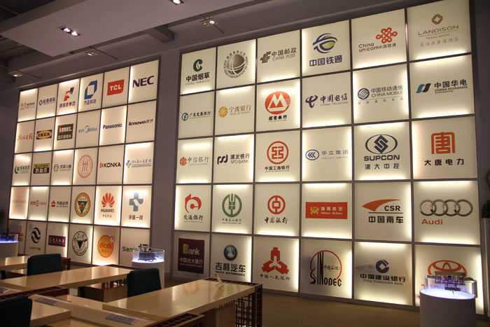 上海十大辦公家具品牌&mdash;&mdash;碧江合作客戶一覽表