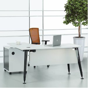 白色辦公家具