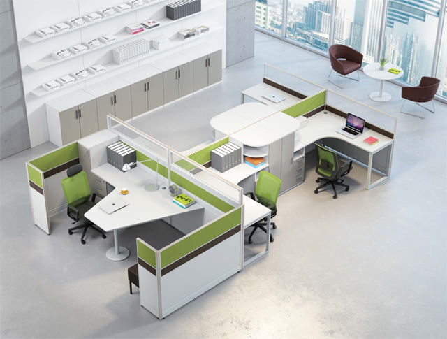 屏風(fēng)隔斷辦公桌ZY系列