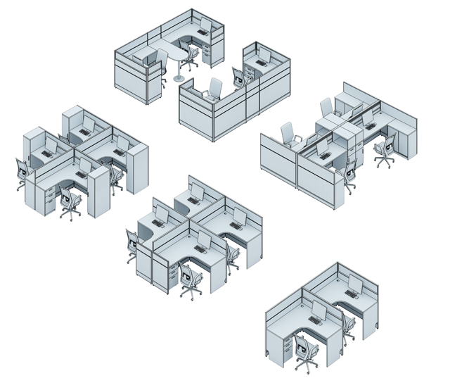 屏風(fēng)隔斷辦公桌ZY系列