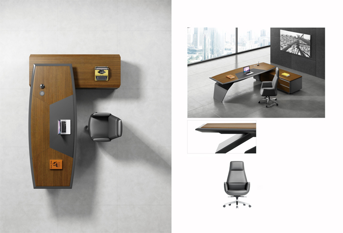 實木大班臺辦公桌