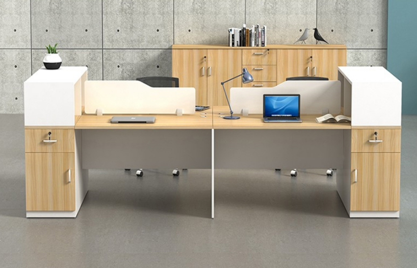 板式高側柜辦公桌