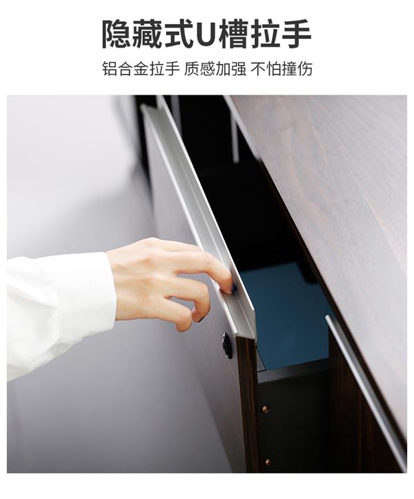 經理老板桌大班臺簡約現代主管桌椅時尚老總辦公電腦桌