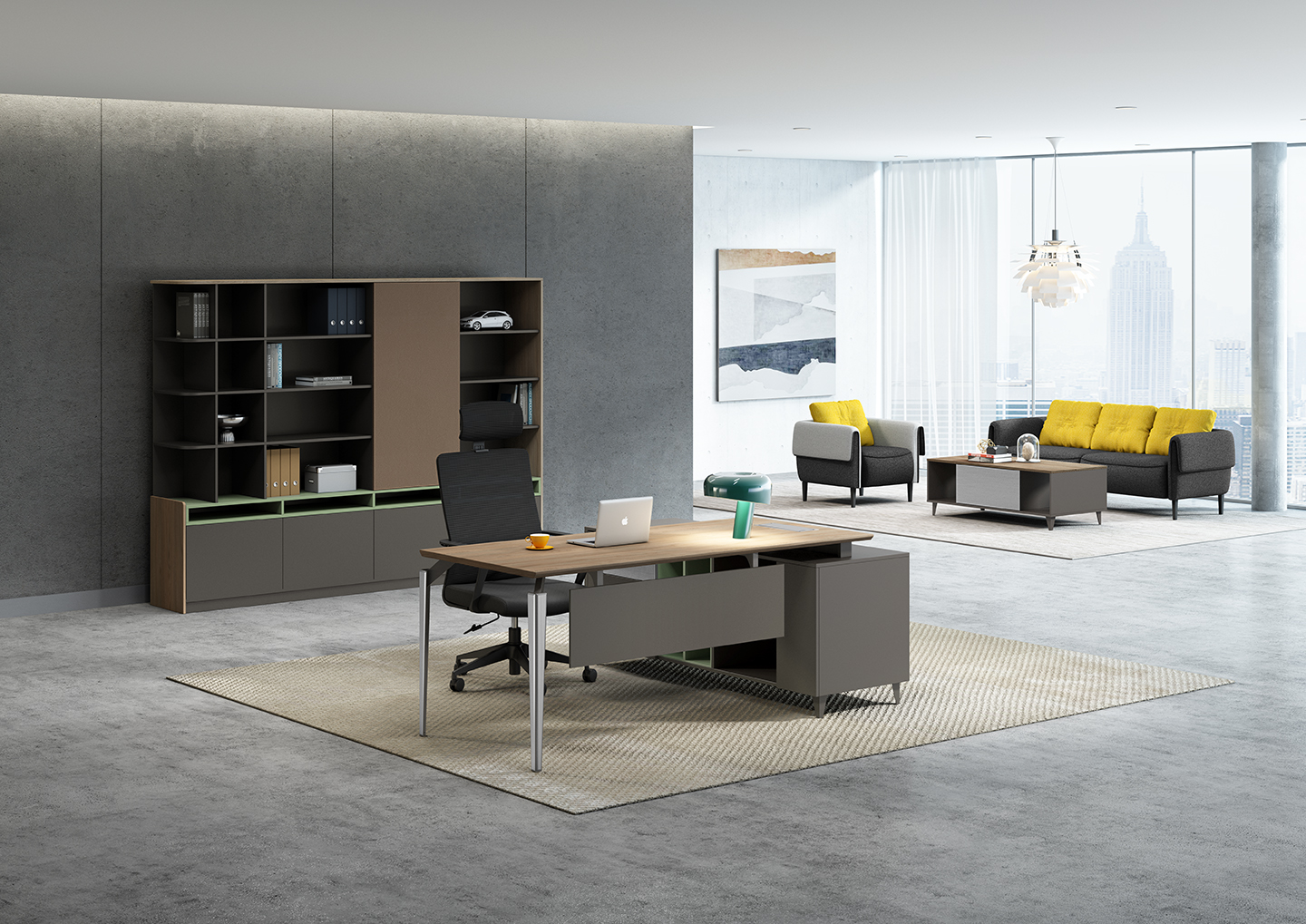 簡(jiǎn)約主管桌