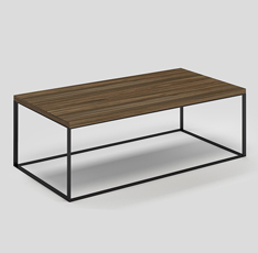 簡約木質辦公室茶幾 商務會談會客茶幾 長方形茶幾組合