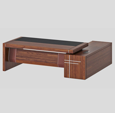 木質油漆中式簡約老板經理辦公桌大班臺3.2m