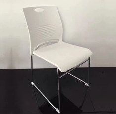 休閑辦公椅簡約會議椅結實耐用實心腳架PP培訓椅