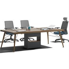 長方形會議桌會議室桌職員開會桌簡約現代洽談桌